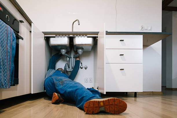 Professional Leak Detection technician working in Big Island, VA